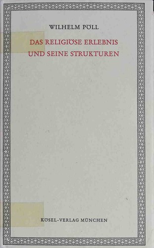 Das religiöse erlebnis - religiöse,