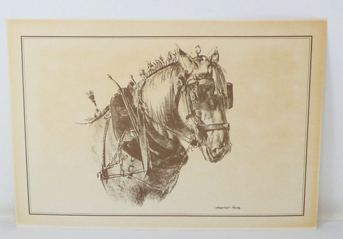 Norman hoad equestrian print - hoad,