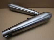 Triumph Thruxton 1200R 2016 4,635 miles exhaust silencers pair (9129)