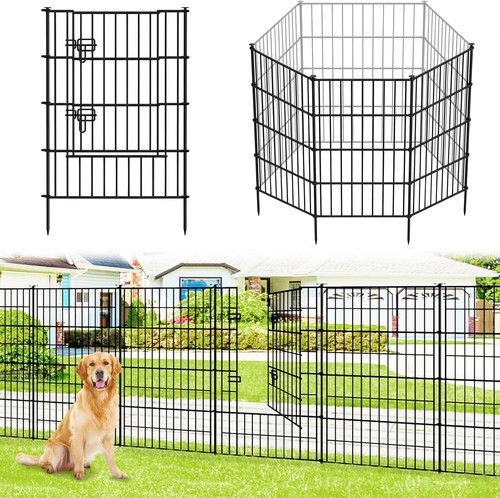 Metal garden fence dig - no,