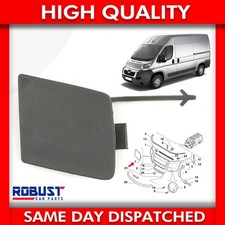 FRONT BUMPER TOW TOWING EYE COVER FOR PEUGEOT BOXER FIAT DUCATO 71777301 7414.TC