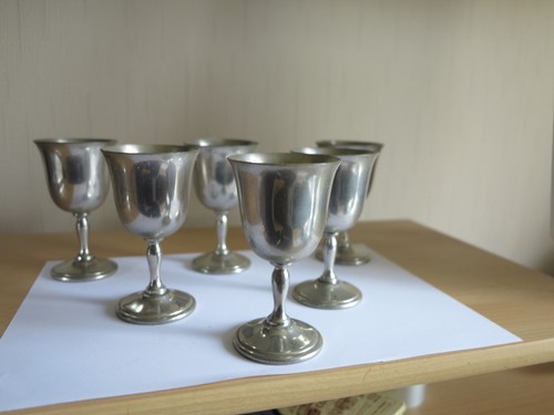 Culfonia pewter goblets 11cm - pewter,