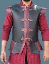 Leather Jerkin Red&Black