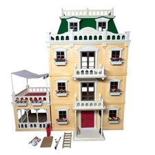 Vintage Sylvanian Families Deluxe Country Mansion INCOMPLETE NO FIGURES