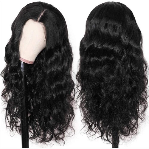 Ladies black natural long - ladies,