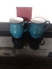 2 x Denby Greenwich Craftsman Mugs (Green)