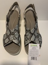 Crocs Women’s Brooklyn High Wedge Sandals Multi/Stucco