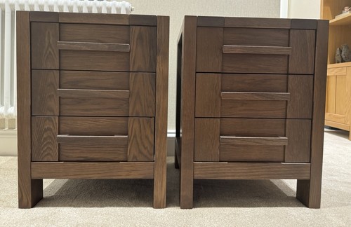 Sonoma solid oak bedside - solid,