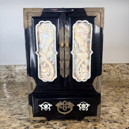 Vintage chinese black lacquer - chinese,