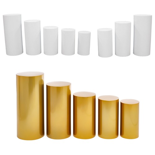 Metal plinth cylinder - metal,
