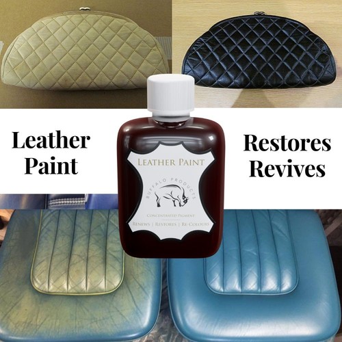 Chestnut brown leather paint - brown,