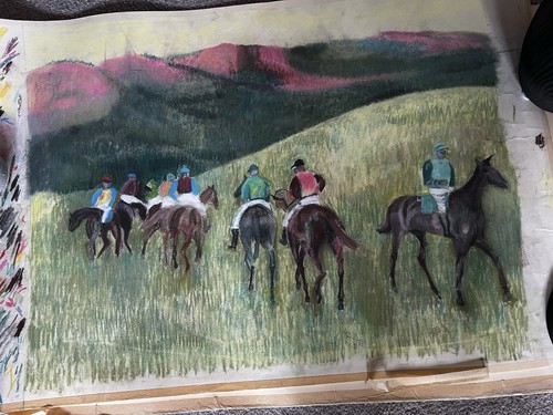 Original artwork pastel - original, in
