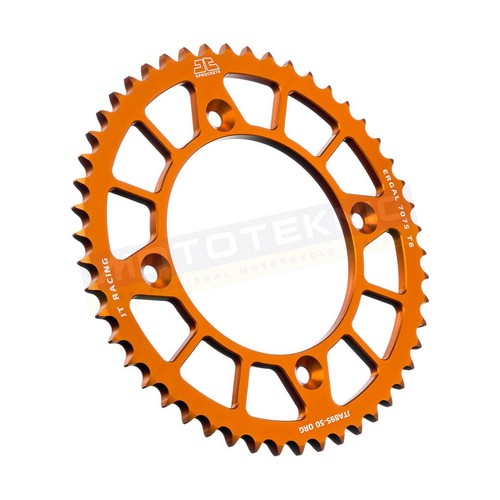 Orange racelite alloy - alloy, rear