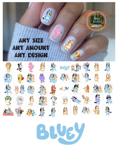 Bluey blue dog - dog, set