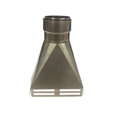 Gather Hood Chimney Flue Liner Wood Smokeless Gas Oil - 300 x 300mm - 6" 150mm