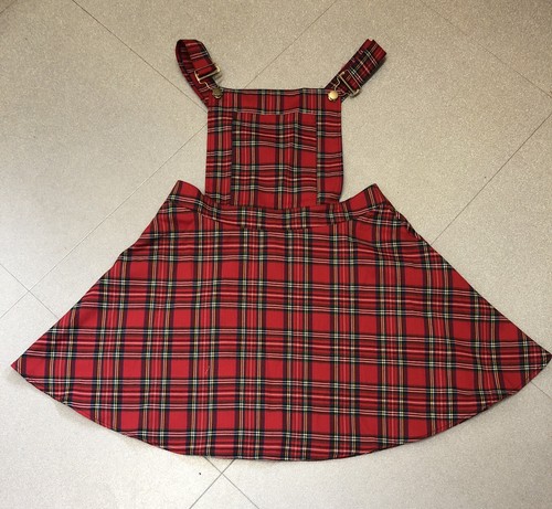 Jawbreaker red tartan pinafore - jawbreaker,