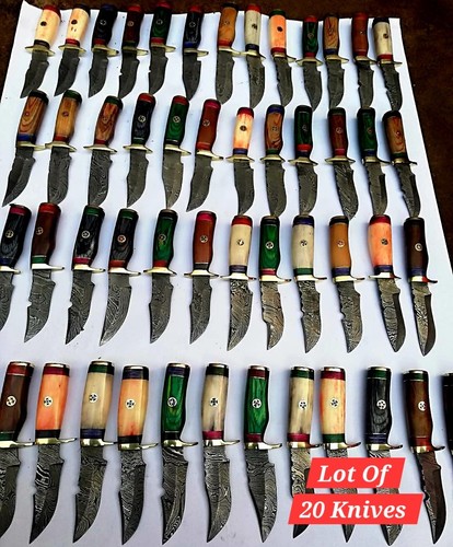 Lot handmade damascus - lot, 20