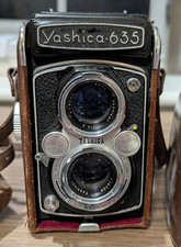 Yashica 635 TLR 120 Medium Format Film Camera + accessories + film