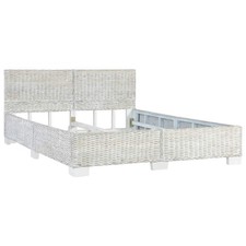 Bed Frame Natural Rattan