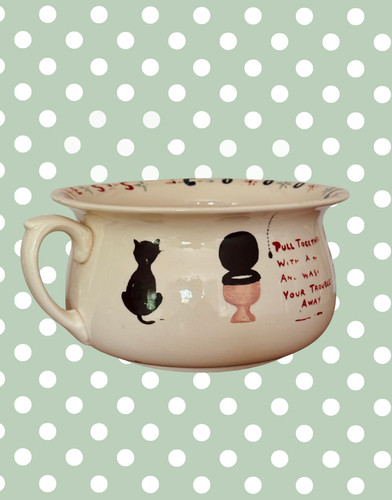 Arthur wood chamber pot - wood,