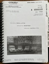 CITROEN 2CV Van Mehari MANUAL