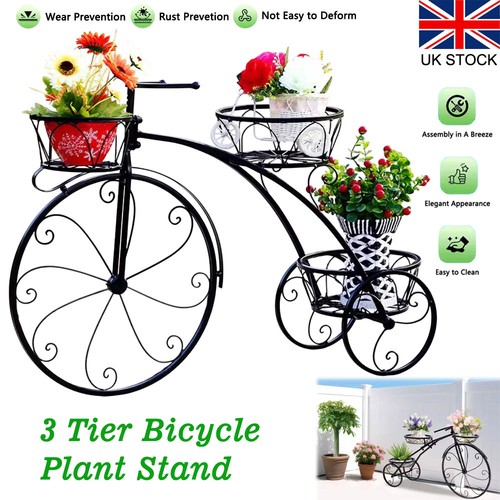 Tier wrought iron bicycle - wrought,