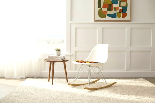 Retro eames plastic rocking - plastic,