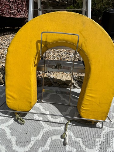 Yellow rescue horseshoe - rescue,