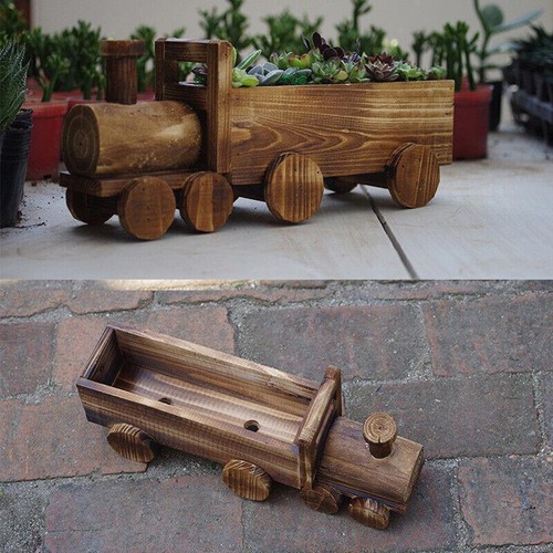 Garden modern wooden train - wooden,