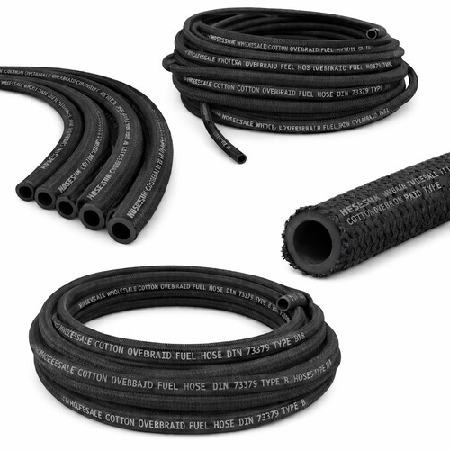 Cotton braided rubber fuel - cotton,
