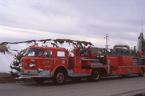 Salt lake city - lake, truck