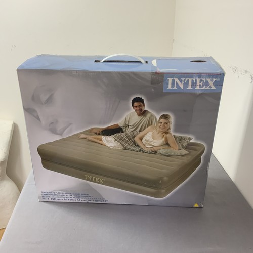 Intex queen size airbed - size,