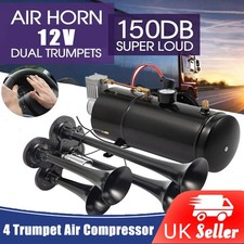 12V 4 Trumpet Train Horn Kit