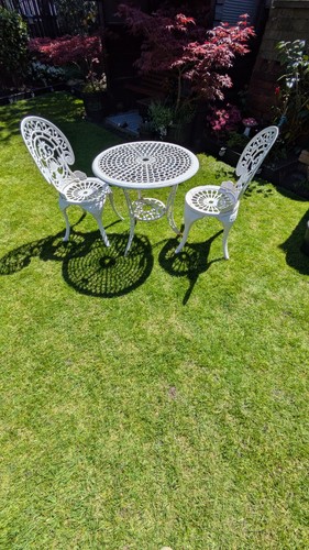 Garden set aluminium table - -aluminium, +