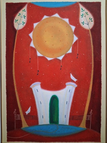 Adam barsby signed print sing - adam,