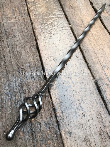 Hand crafted wrought iron fire - crafted,