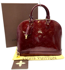 Auth Louis Vuitton Monogram Vernis Alma PM M91691 Handbag W/B/D/K/L RT100001
