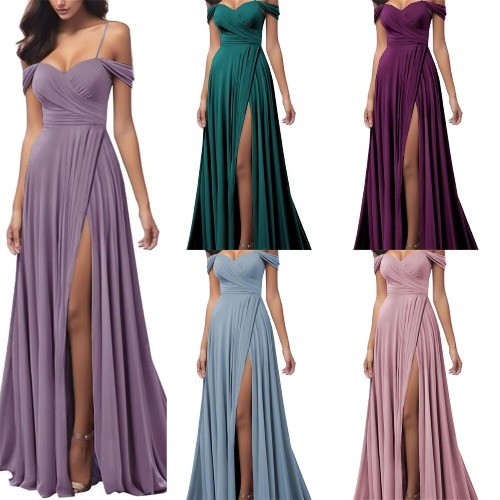 Elegant off shoulder chiffon - elegant,
