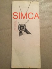 Simca Car Brochure - 1960 - US