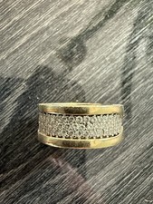 Bulgarii 14ct Gold 3 Row Ring