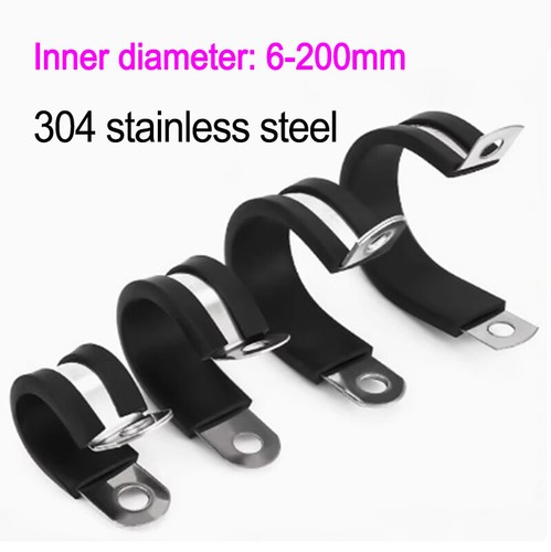 Rubber lined clips - p, cable