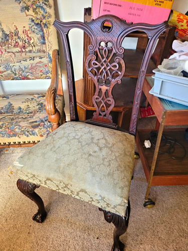 Victorian splat back mahogany - victorian,
