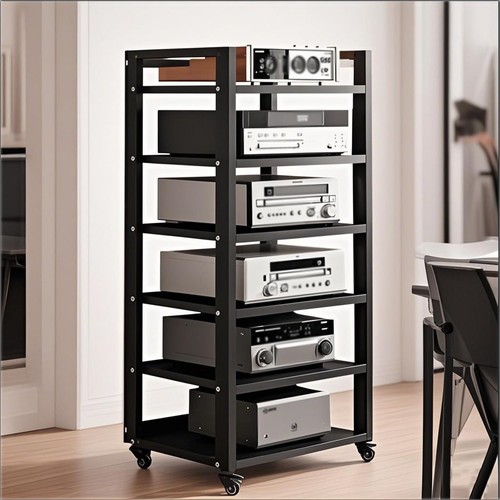 Tier audio rack - rack, black
