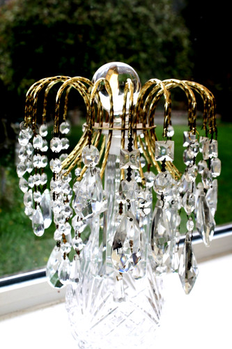 Lovely crystal chandelier - crystal,