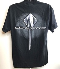 Corvette T-Shirt - Black w/ 2014-19 Chevrolet C7 Stingray Logo / Emblem