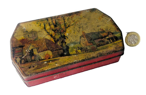 Advertising tin vintage - advertising,
