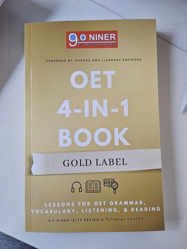 Book oet gold label - gold,