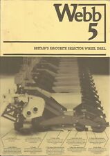 Hestair Farm Equipment, Webb 5 and Stanhay S981 Precision Drill Data Sheets