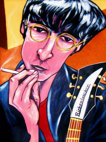 John lennon print poster - john,