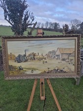 Oil Painting on board by